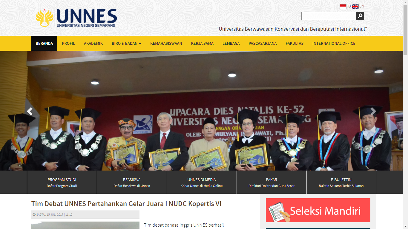 17 Website Universitas di Indonesia yang Dibuat dengan 